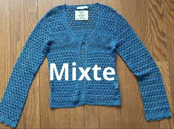 Mixte 핸드크로셰 가디건 파랑