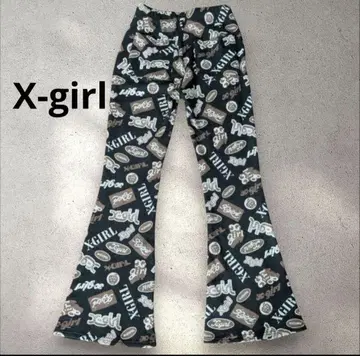 x-girl 플레어 팬츠 M 사이즈