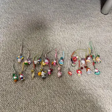 [ 레어 ] 지역 한정 헬로키티 스트랩 20개 묶음 판매