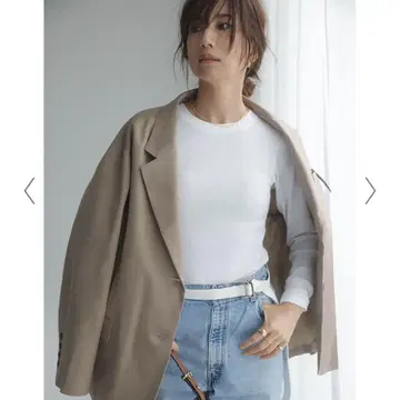 FORME 히가시하라 아키 자켓 베이지