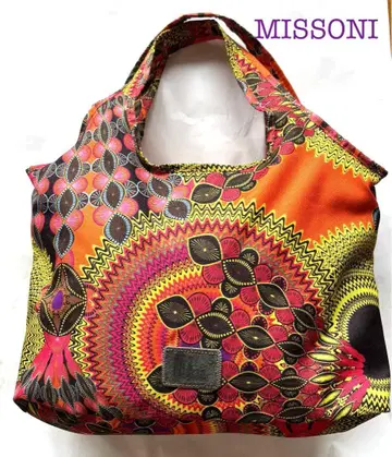 MISSONI 기하학 패턴 토트백