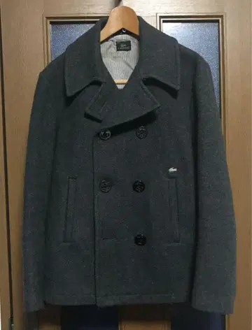 [ M 사이즈 ] LACOSTE 라코스테 남성용 피 코트