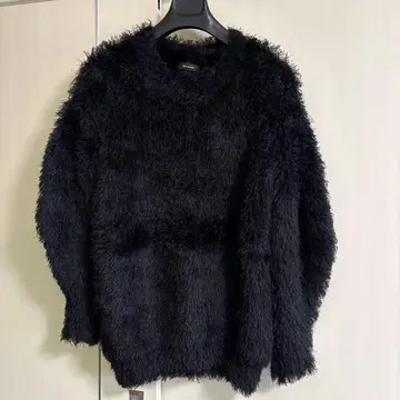 ISABEL MARANT 퍼 니트 샤기 니트