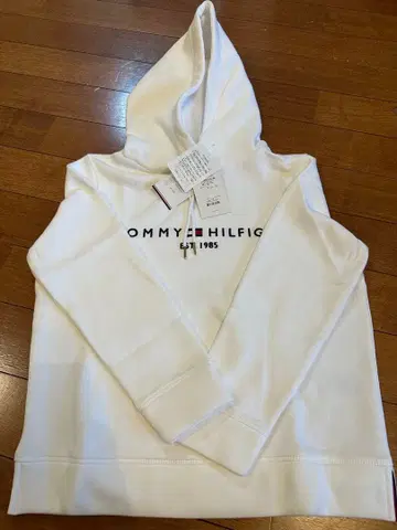 [ 새상품 ] TOMMY HILFIGER 화이트 후드티 S 사이즈