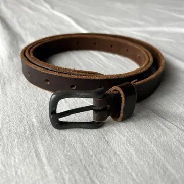 Broe&Co. 브로우앤코 스톤 워시 벨트 브라운