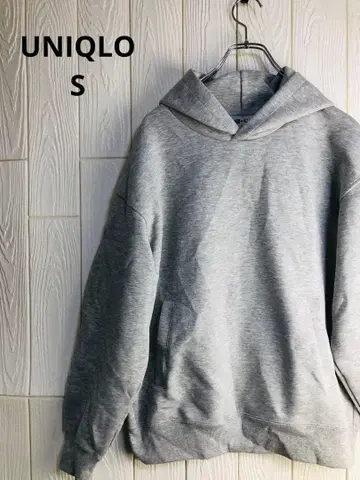 UNIQLO 그레이 후드티 오버 사이즈 S 사이즈