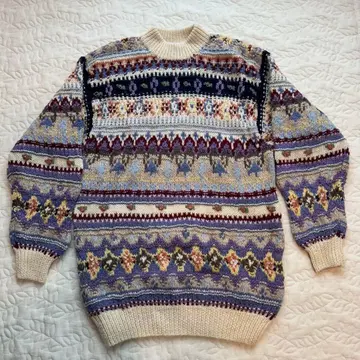 MOREMIND 페어아일 패턴 니트 스웨터 L 사이즈