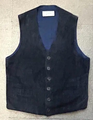 [ made in Italia ] saefra 스웨이드 베스트 조끼