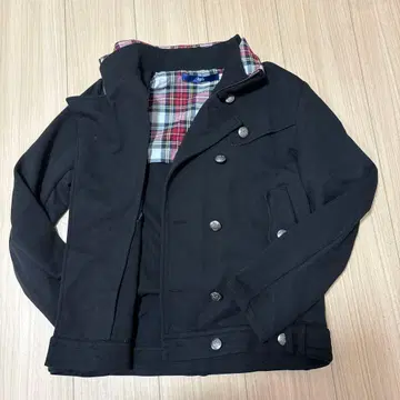 Apply 블랙 더블 브레스트 코트 M627번
