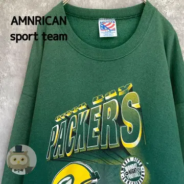 USA NFL 패커스 90'S 맨투맨 트레이닝복 NFL 구제 의류