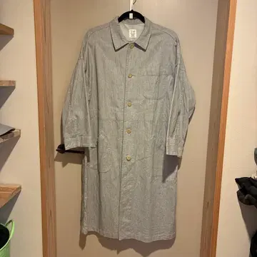 TODAY'S SPECIAL 다크 블루 롱 코트
