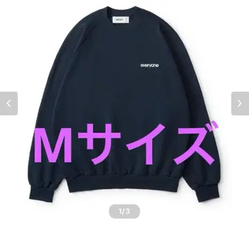 everyone original logo crew sweat (NAVY)