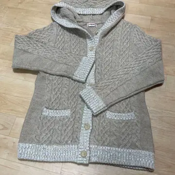 McGREGOR 후드 부착 가디건 M 사이즈 베이지