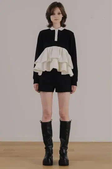 택 포함 새상품 THE TOE Hydra Peplum Tops