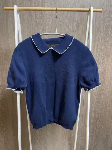 [ ZARA ] 카라 부착 상의