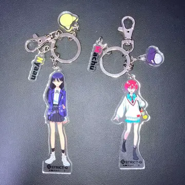 레어템 STRICT-G 바닥 냐앙 아크릴 키링 2개