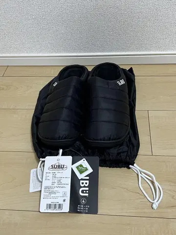 SUBU 블랙 샌들 JP 30-31.5