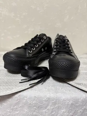 CONVERSE 컨버스 올스타 블랙 통굽 스니커즈