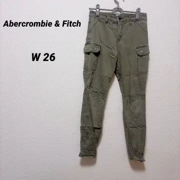 Abercrombie & Fitch [ W 26 ] 카고 팬츠 올리브