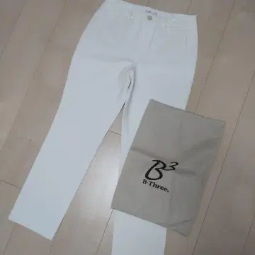 B-Three 화이트 슬랙스, 팬츠