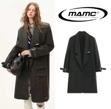 mamc 다크 그레이 코트