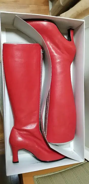 베르사체 롱 부츠