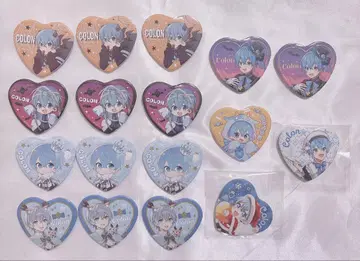 스토푸리 코론 캔뱃지 하트 캔뱃지 묶음 판매 등신 데포