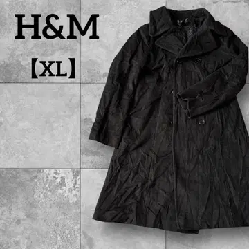 H&M [ US 12 ] 롱 코트 블랙