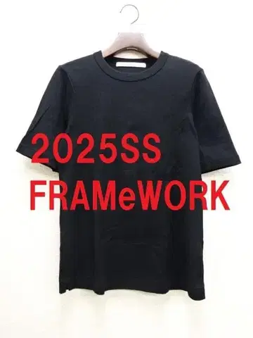2025SS FRAMeWORK 프레임워크 기자 코튼 컴팩트 TEE