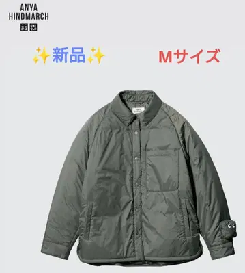 UNIQLO 안야 힌드마치 퍼프 테크 셔츠 자켓