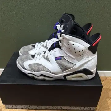 Jordan 6 화이트/그레이/블랙/퍼플/레드