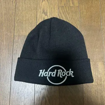 Hard Rock 니트 모자 블랙