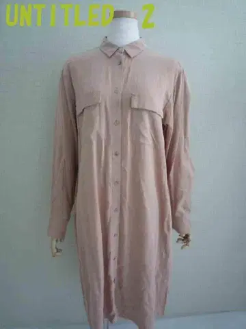 언타이틀 셔츠 원피스 (벨트 끈 없음) 2 (M) 브라운 베이지 계열