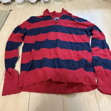 TOMMY HILFIGER 스트라이프 스웨터 M