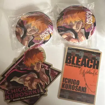 BLEACH 라메키라 캔뱃지 트래블 스티커 쿠로사키 이치고