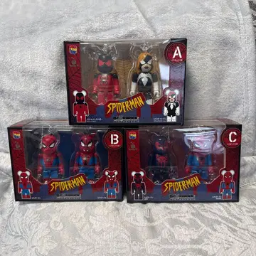 스파이더맨 제일복권 베어브릭 A상 B상 C상 페어 박스상 세트