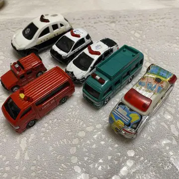 미니카 7대 세트 경찰차 소방차 7대 세트