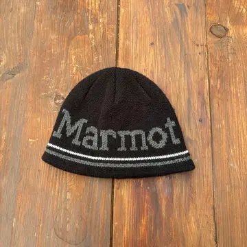 Marmot 블랙 니트 모자