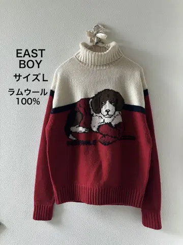 EAST BOY 스웨터 램스울 100%