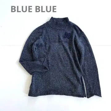 BLUEBLUE 블루블루 인디고 염색 니트 일본제 프리