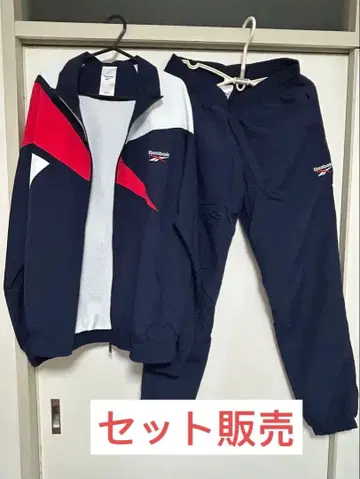 세트 판매 Reebok 나일론 자켓 팬츠