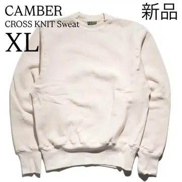 CAMBER 크로스 니트 크루넥 맨투맨 MADE IN USA 새상품