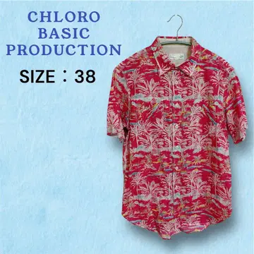 CHLORO BASIC PRODUCTION 알로하 셔츠 38 M