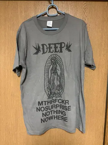 DEEP MTHRFCKR T셔츠 L 사이즈 차콜 그레이 스즈키 코지