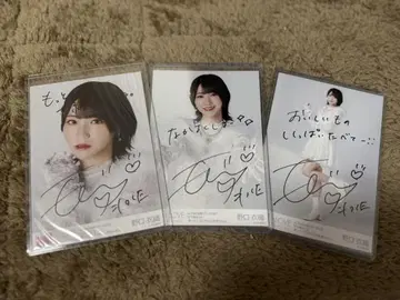 이코럽 브로마이드 노구치 이오리 The 5th 친필 코멘트 포함 컴프