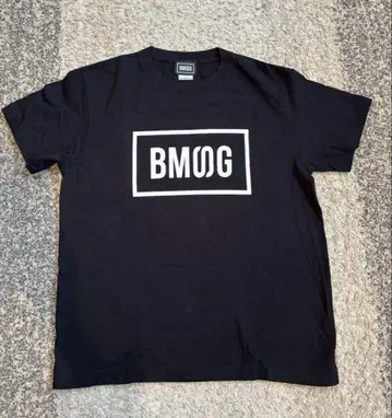 BMSG 로고 프린트 T셔츠 M 블랙