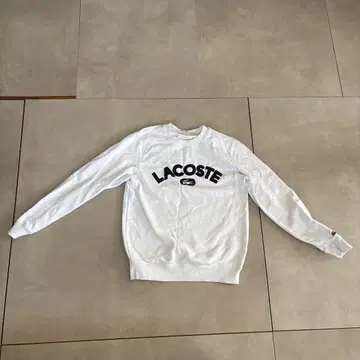 LACOSTE 화이트 로고 트레이닝복
