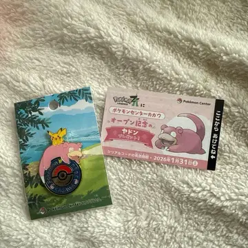 포켓몬 센터 카가와 카가와현 야돈 로고 핀즈 핀 배지