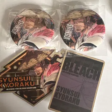 BLEACH 라메키라 캔뱃지 트래블 스티커 쿄라쿠 슌스이