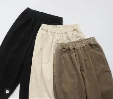 tandey 오로네 벌룬 팬츠 코듀로이 아이보리